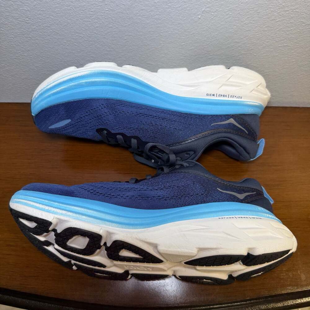 HOKA Bondi 8 Men's Running Shoes - Outer Space/All Aboard Men’s US 8D - Picture 8 of 11